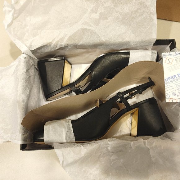 NINE WEST Genuine leather Women's slingback shoes size 8 - Picture 10 of 14